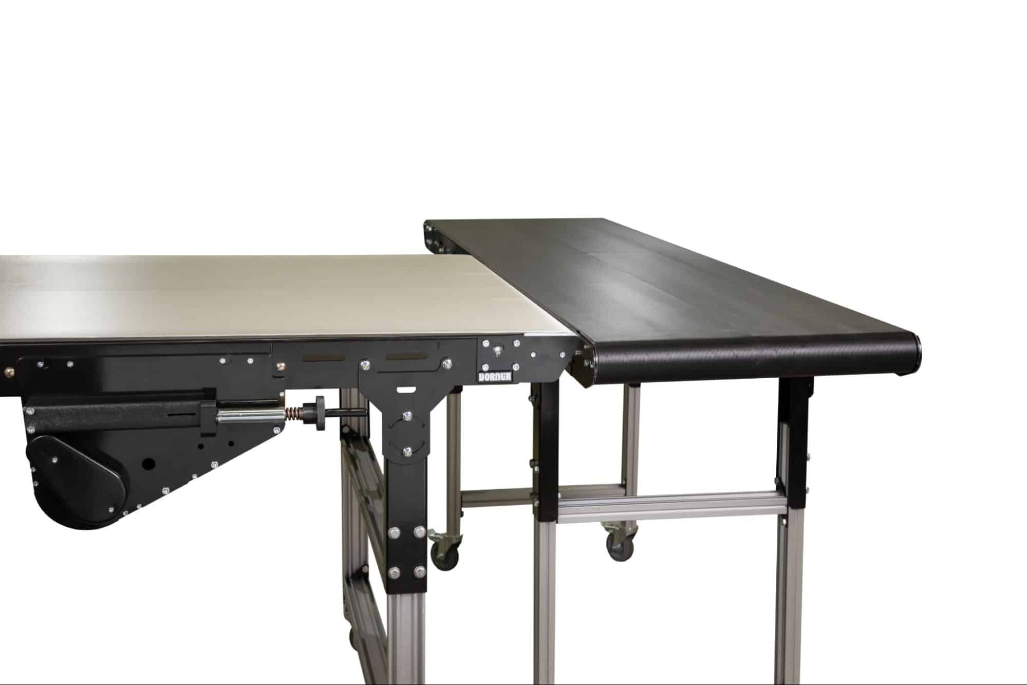 The new DCMove series conveyor from Dorner, for tight product transfer.