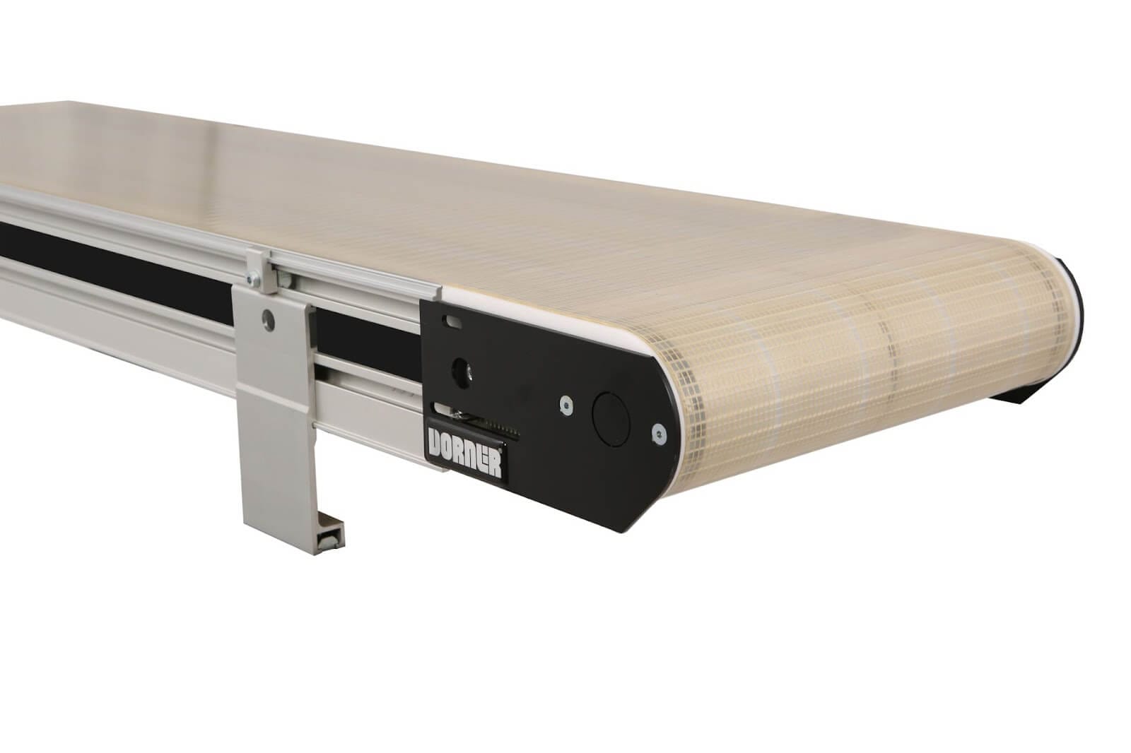 Image of a Dorner 3200 Precision Move conveyor, which can regularly achieve speeds of 517 ft/min and is built for bursts of even higher speeds.